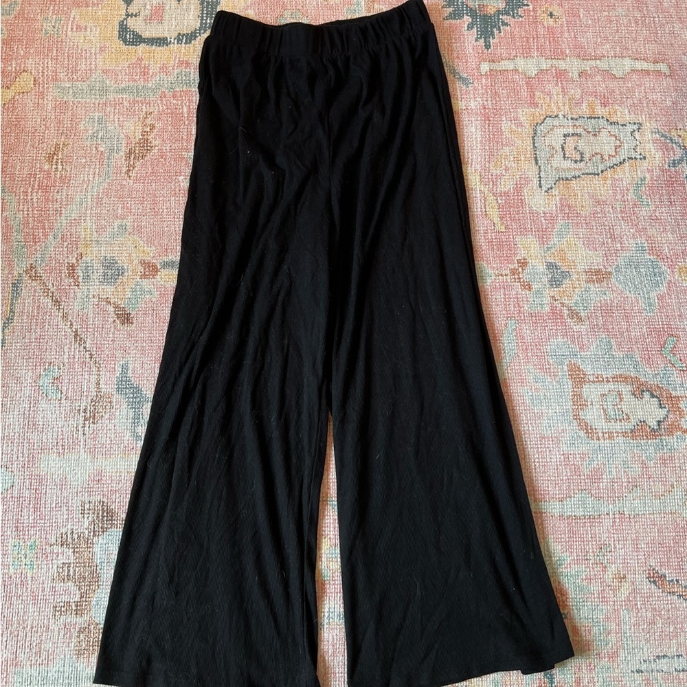 Dressed in LALA Black Wide Leg Pants
